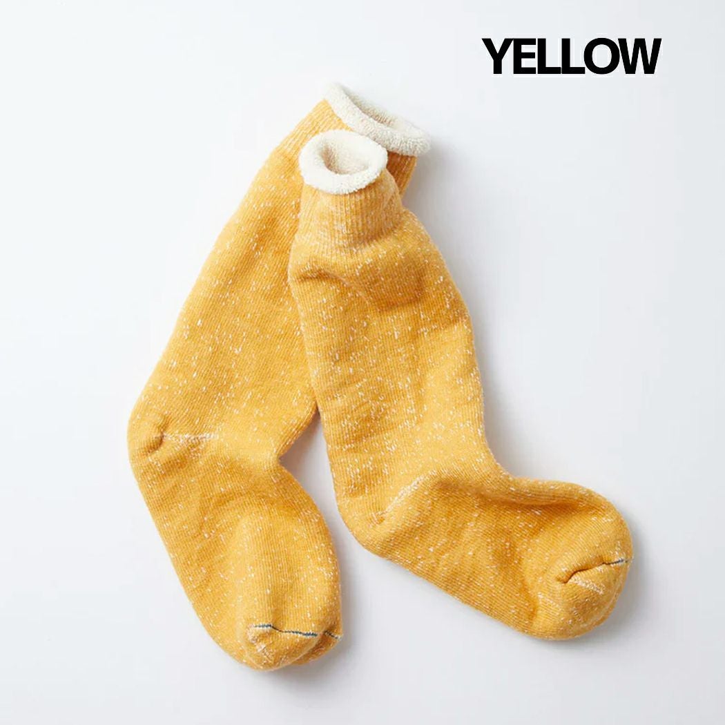 ロトトROTOTODOUBLEFACECREWSOCKSダブルフェイスクルーソックスユニセックス春秋冬カーキブラウングレーネイビー小物アクセサリー靴下ソックスR1001-AMGRCAMELCHADPOCEMGRAY