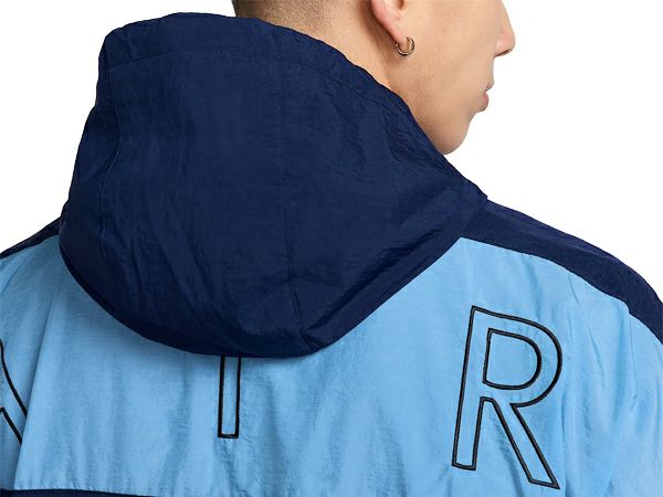 ナイキ NIKE エア ウーブン ジャケット メンズ 秋 冬 ブルー 青