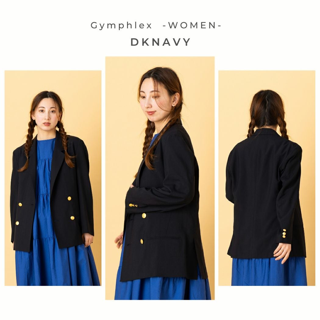 ジムフレックス GYMPHLEX ダブルブレストジャケット レディース 春 夏