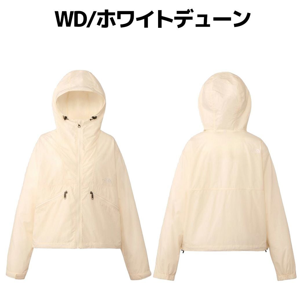 ＜THE NORTH FACE＞ショート コンパクト ジャケットオフホワイトXL THE NORTH FACE Short Compact Jacket フォッシルアイボリー（ザ