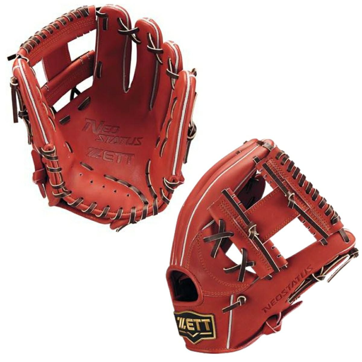 ゼット ネオステイタス 少年軟式用グラブ 内野手用 今宮タイプ サイズL