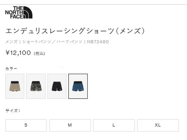 ザ・ノース・フェイス エンデュリスレーシングショーツ メンズ THE