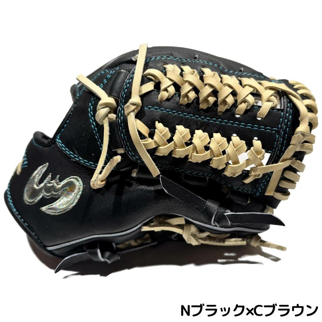 ジームス 軟式用グラブ 内野手用 オールラウンド用 三方親 ジュニア