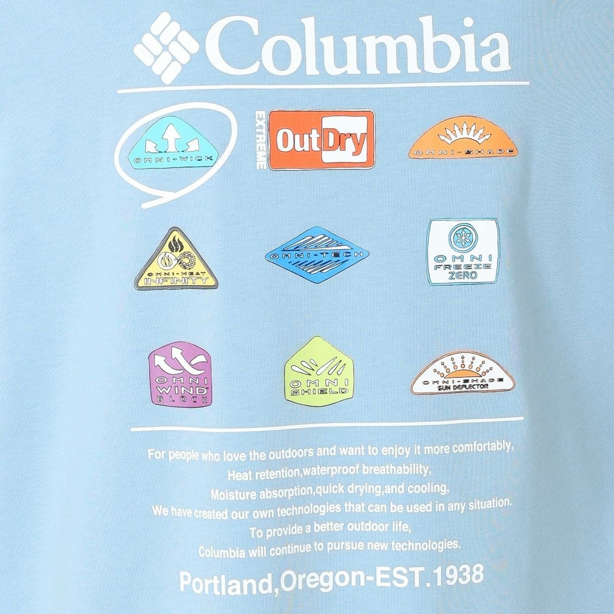 コロンビア スタックブルックグラフィックショートスリーブTシャツ