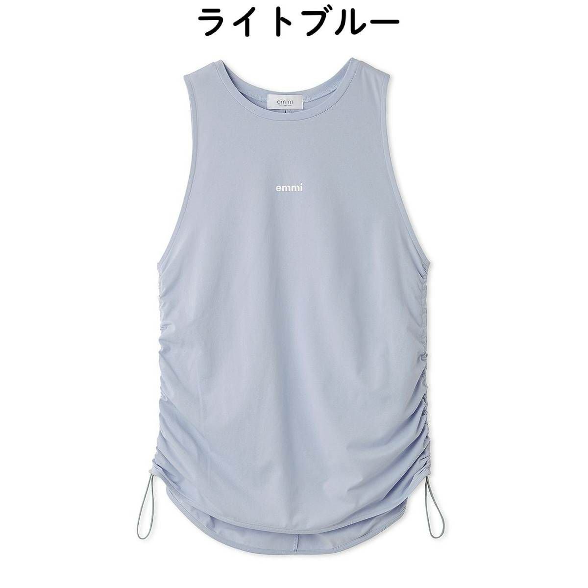 エミ emmi emmi atelier eco サイドドロストタンクトップ レディース