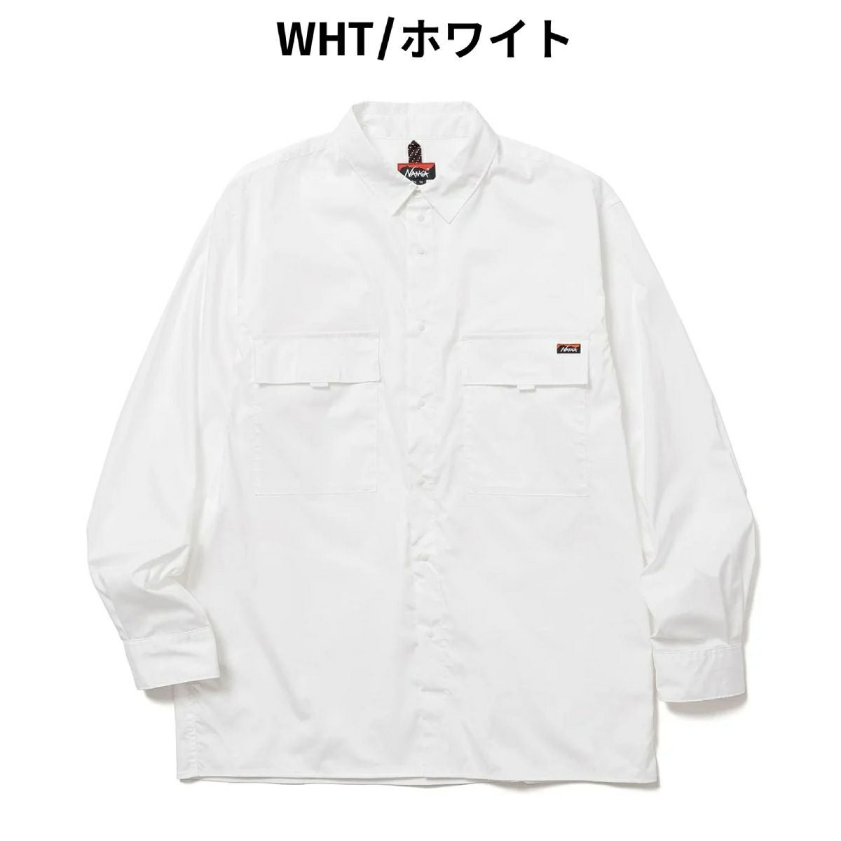 ナンガ NANGA W POCKET T/C BOX SHIRT ダブルポケットT/C ボックス
