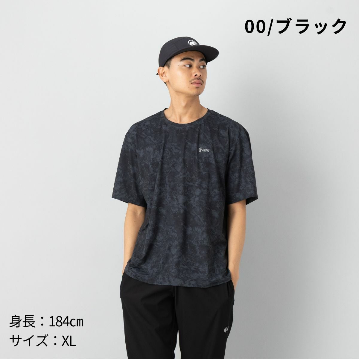 インフィット INFIT ライトウェイトテックグラフィックハーフスリーブT