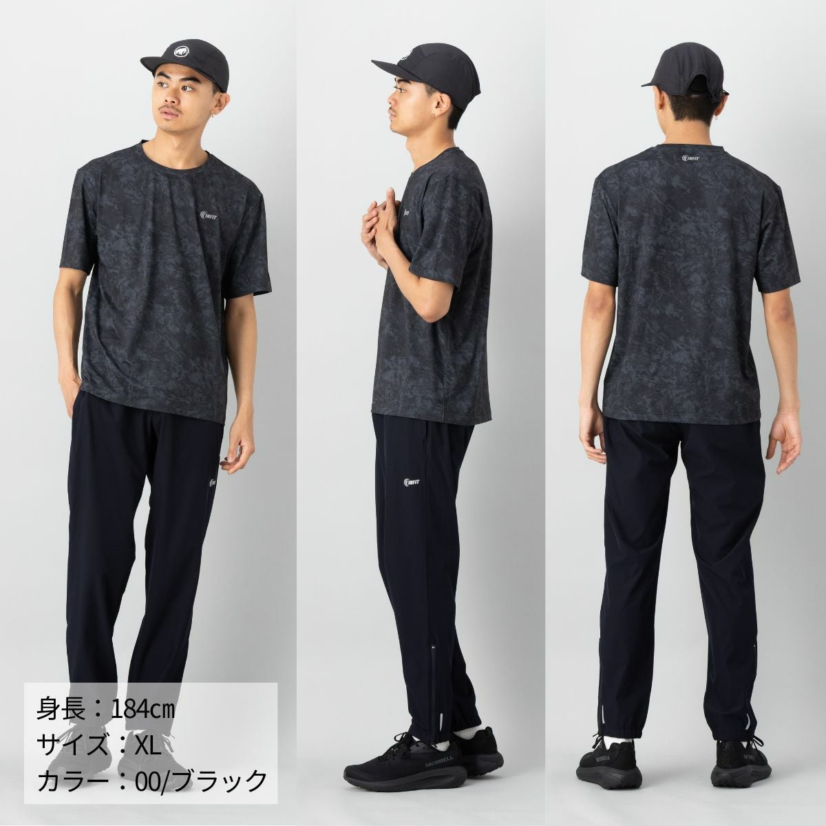 インフィット ライトウェイトテックグラフィックハーフスリーブTシャツ