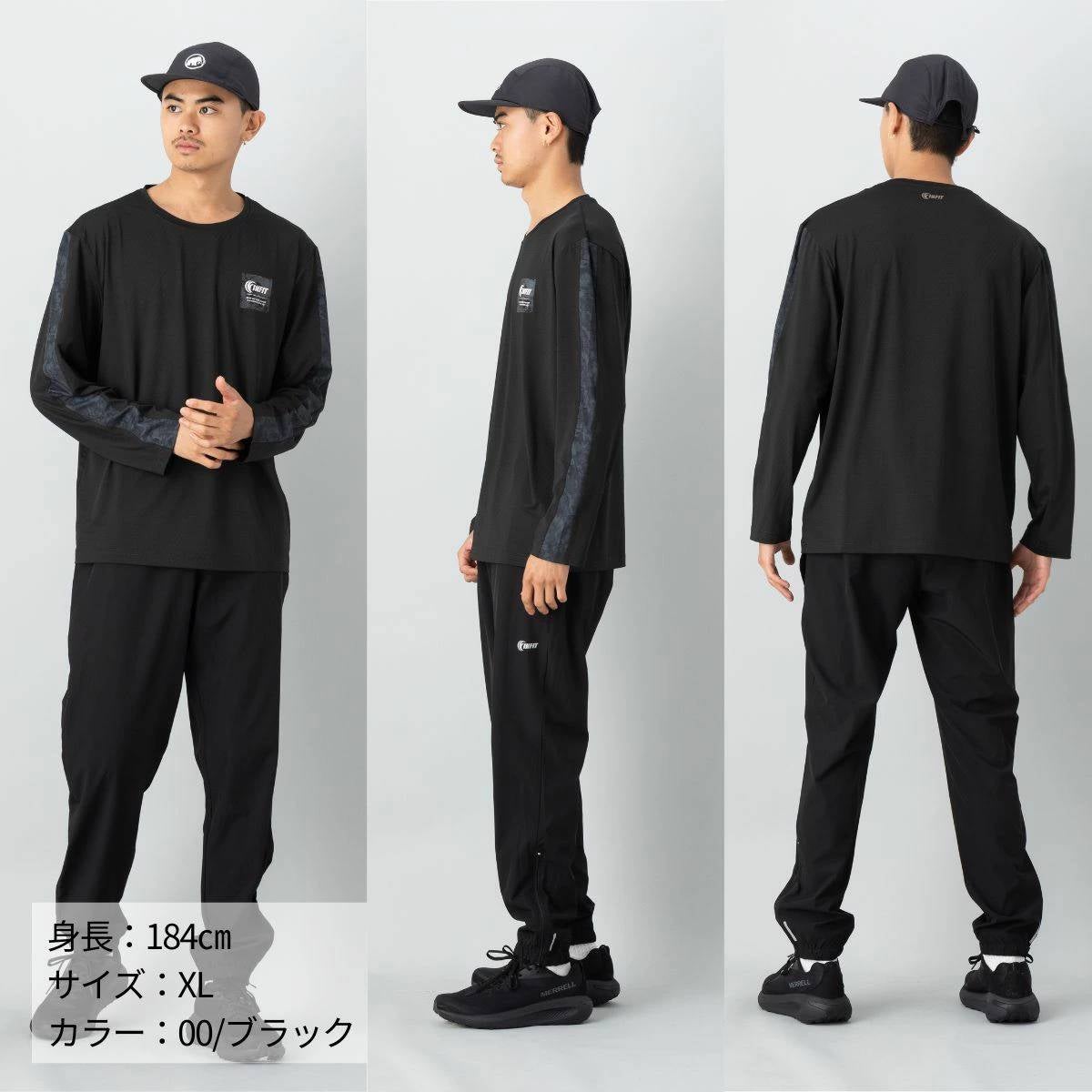 インフィット ライトウェイトテックグラフィックロングスリーブTシャツ
