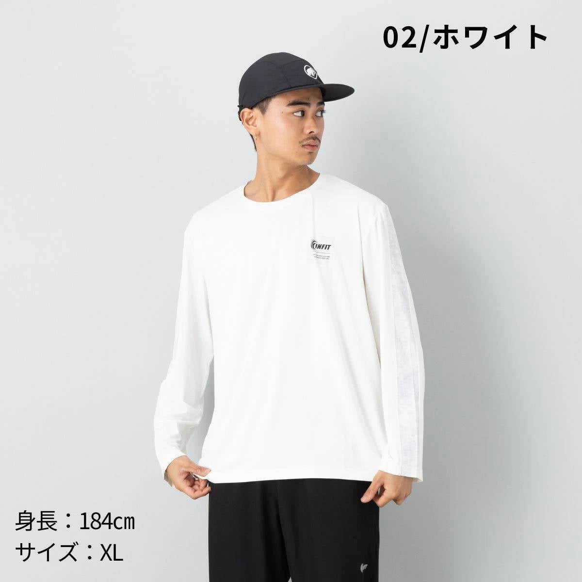 インフィット ライトウェイトテックグラフィックロングスリーブTシャツ