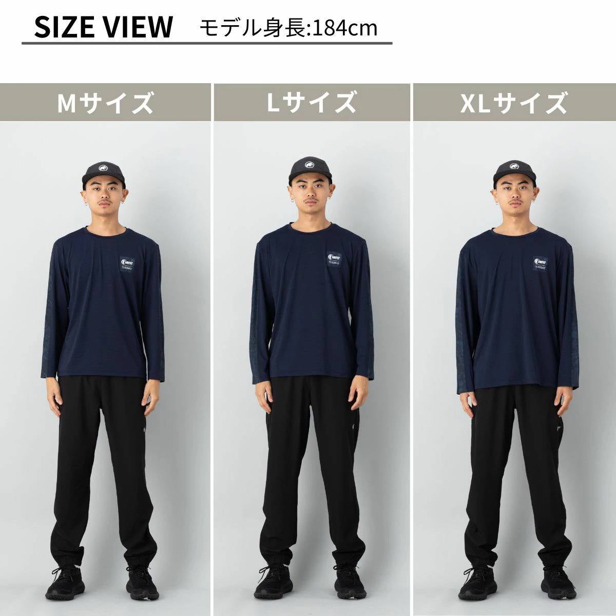 インフィット ライトウェイトテックグラフィックロングスリーブTシャツ