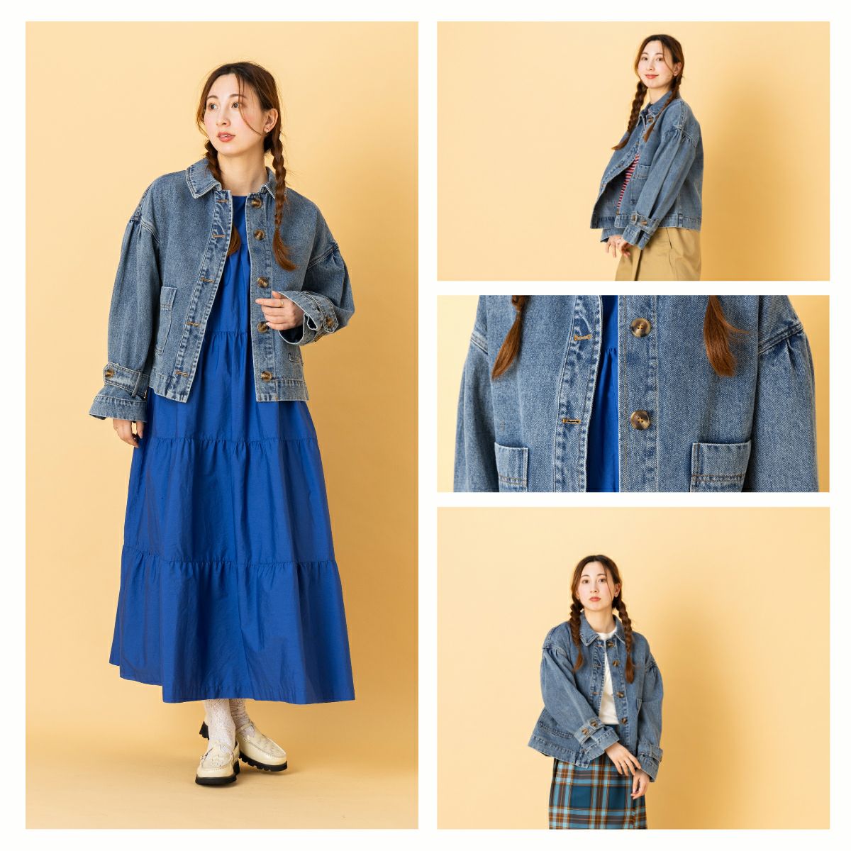 キャリーパリス Calie Paris VESTE VALMY デニムジャケット レディース
