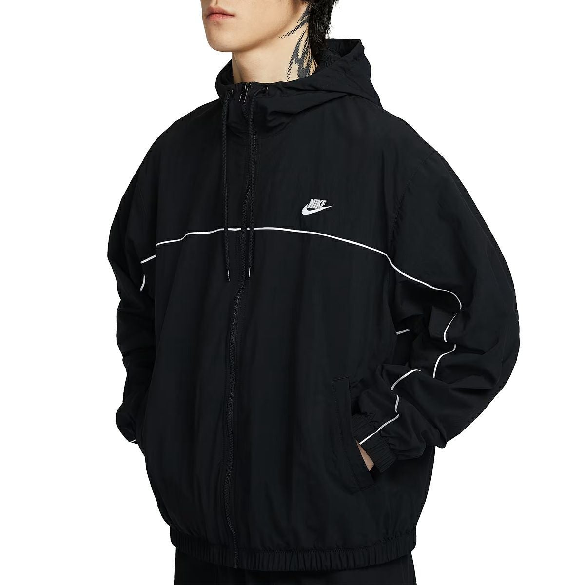 [新品] NIKE ナイキ　ランニングジャケット　パーカー　Sサイズ　ブラック NIKE公式】ナイキ テック メンズ フルジップ ウィンドランナー