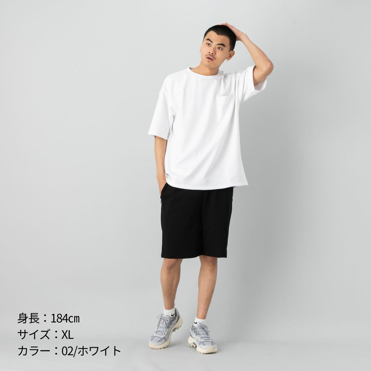 インフィット コンフォートハーフスリーブポケットTシャツ スポーツ