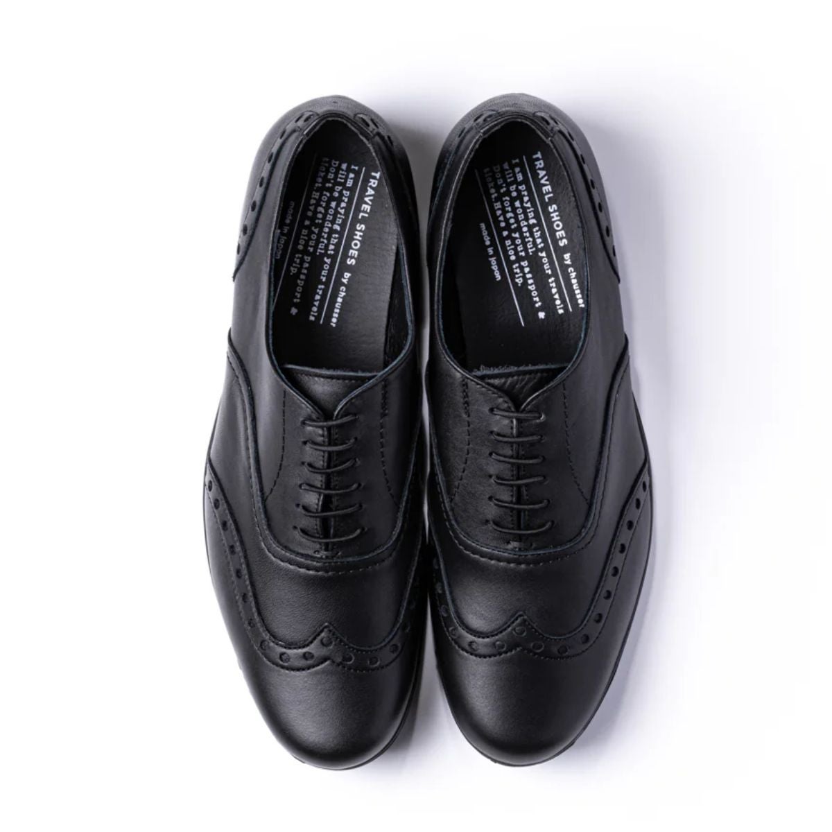 ショセ ウイングチップシューズ トラベルシューズ TRAVEL SHOES
