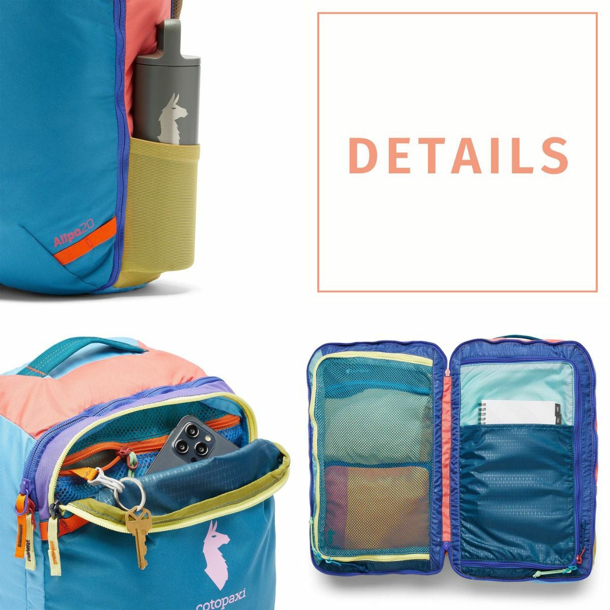 ユニパ　ダイエット　20袋 コトパクシ アルパ ミニ 20L バックパック デルディア メンズ