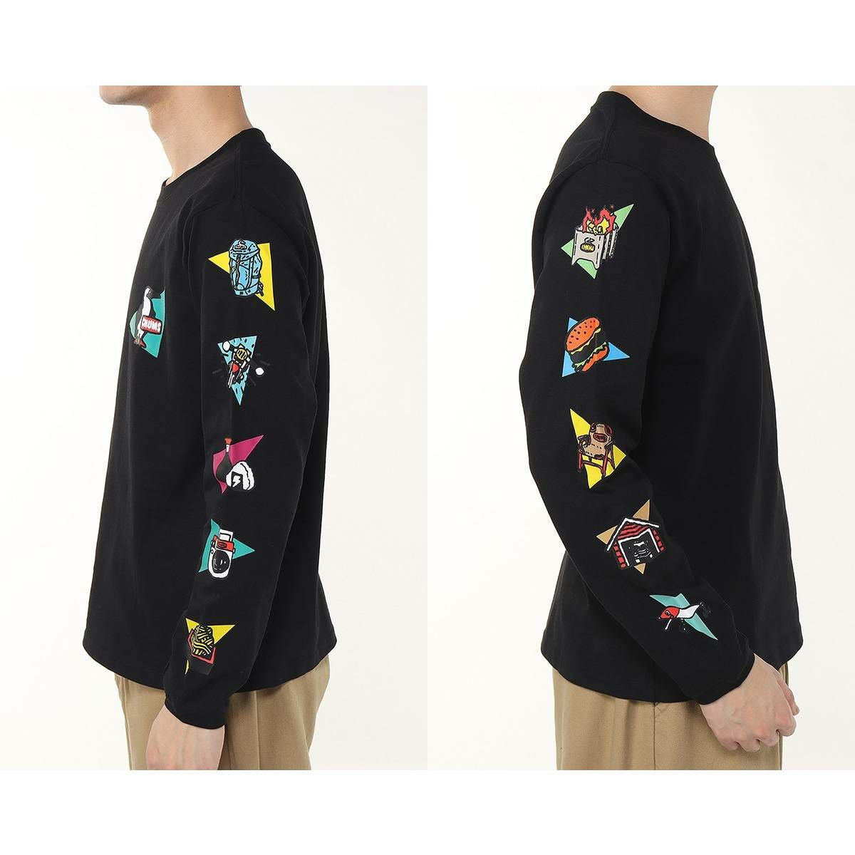 チャムス CHUMS かせきさいだぁ アラカルト ロングスリーブT メンズ