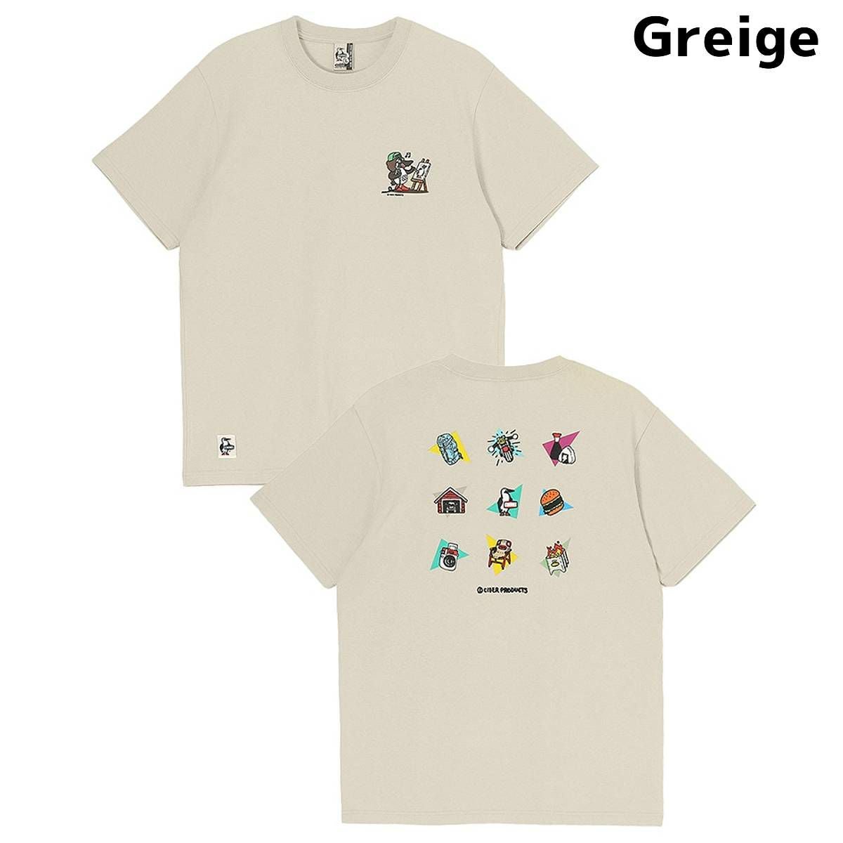 chams様♡専用♡ 楽天市場】チャムス かせきさいだぁ アラカルト Tシャツ CHUMS かせき