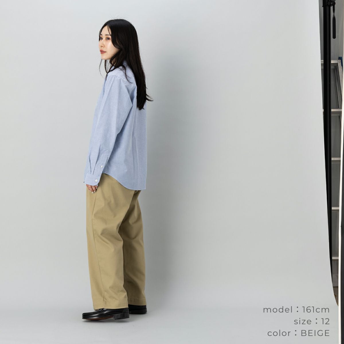 ジムフレックス 2プリーツワイドパンツ チノパンツ ワイドストレート