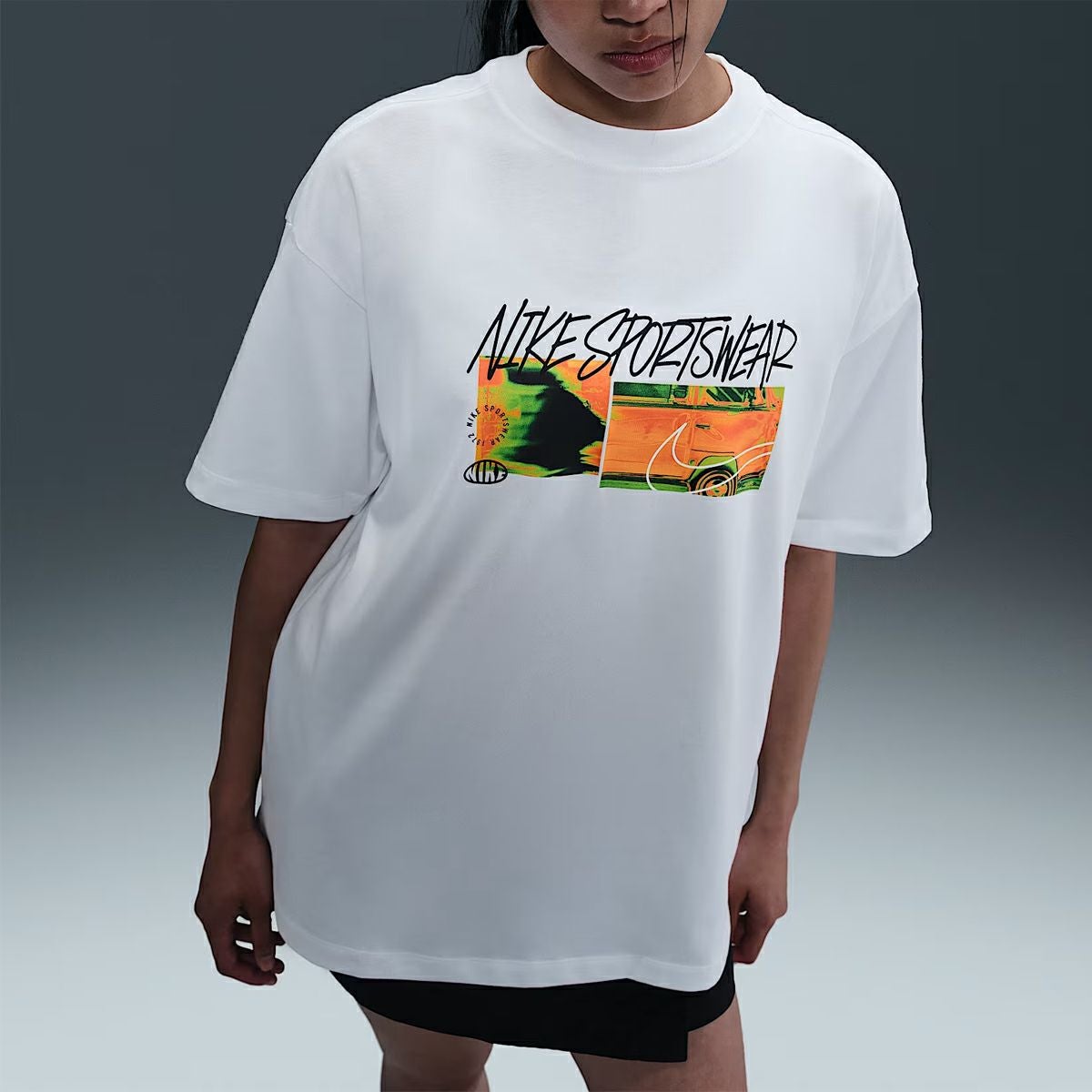 ナイキ スポーツウェア オーバーサイズド Tシャツ コットン 綿