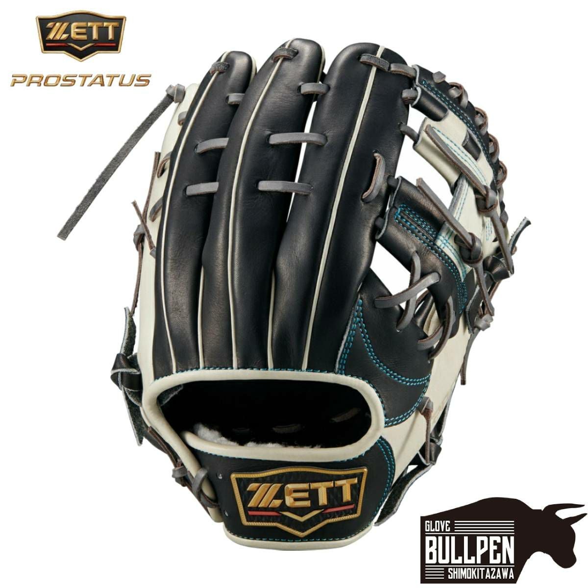 ゼット ZETT 専用グラブ袋付き 限定 PROSTATUS プロステイタス 軟式用