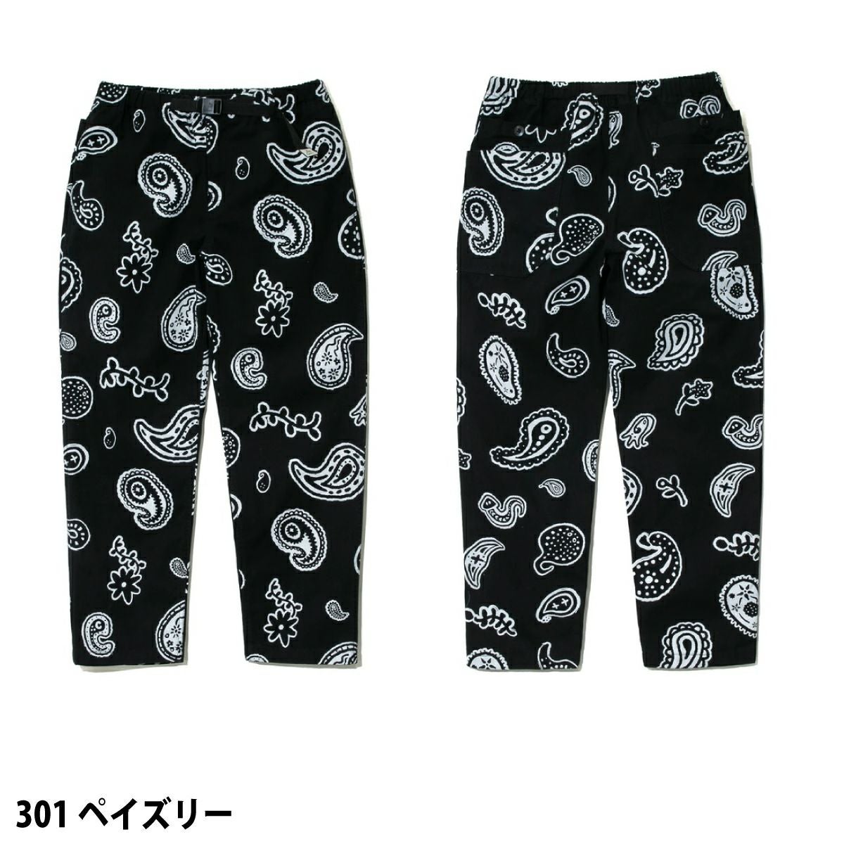 ゴースローキャラバン キャンバス総柄プリントハイクパンツ ハイク