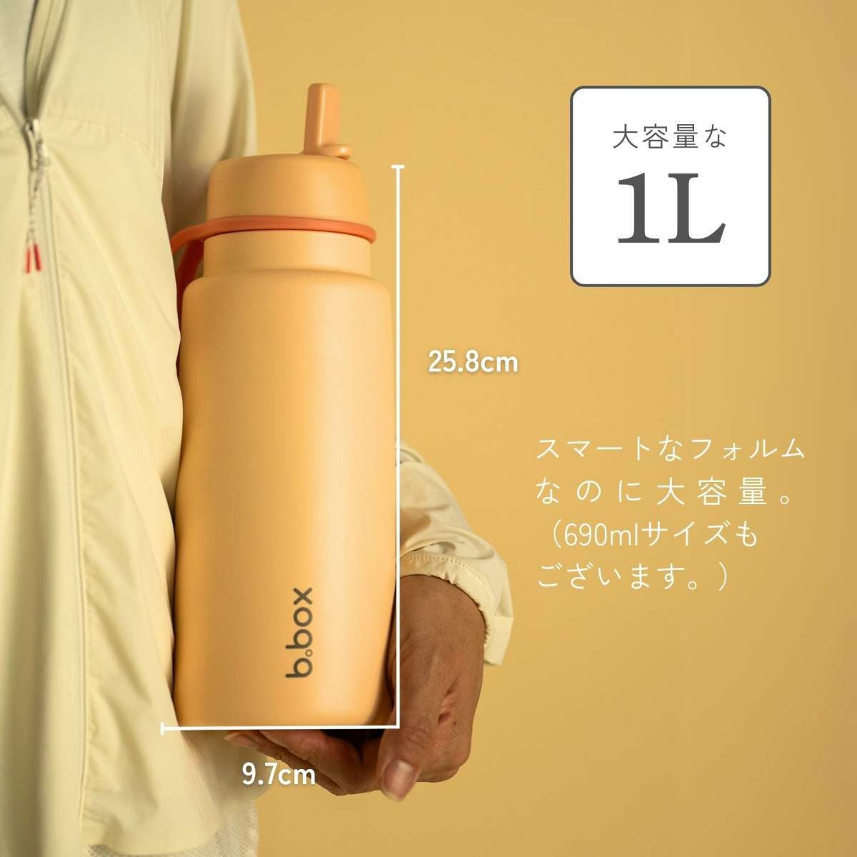 ビーボックス フリップトップボトル b.box 1L Insulated Flip Top