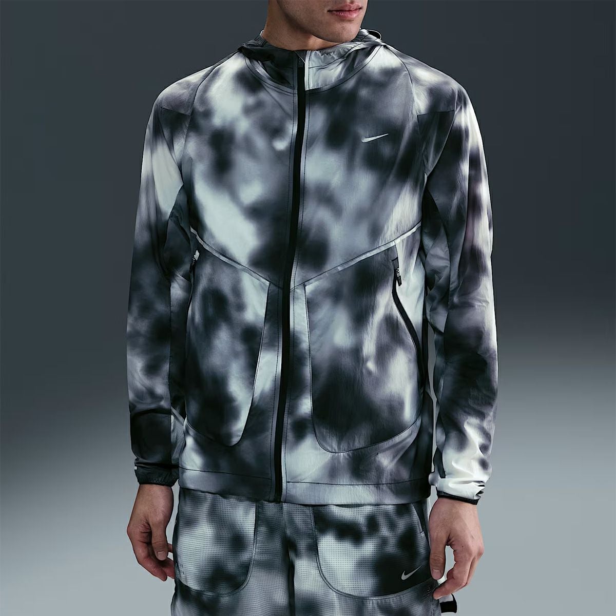 「S」ナイキDri-FIT ランニング ディビジョン フルジップジャケット ナイキ ランニング ディビジョン UV ランニングジャケット メンズ NIKE