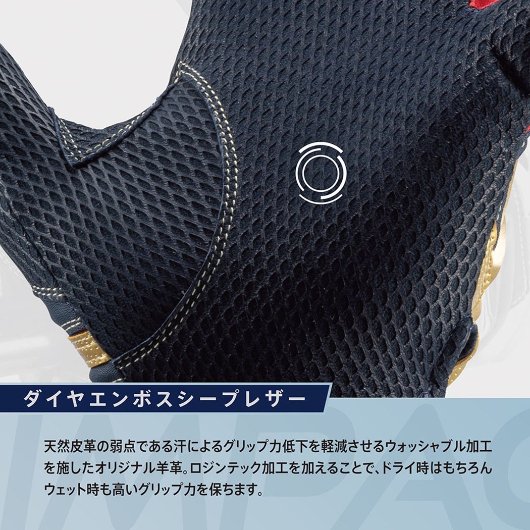 ミズノ ミズノプロ シリコンパワーアークDI バッティンググローブ 両手