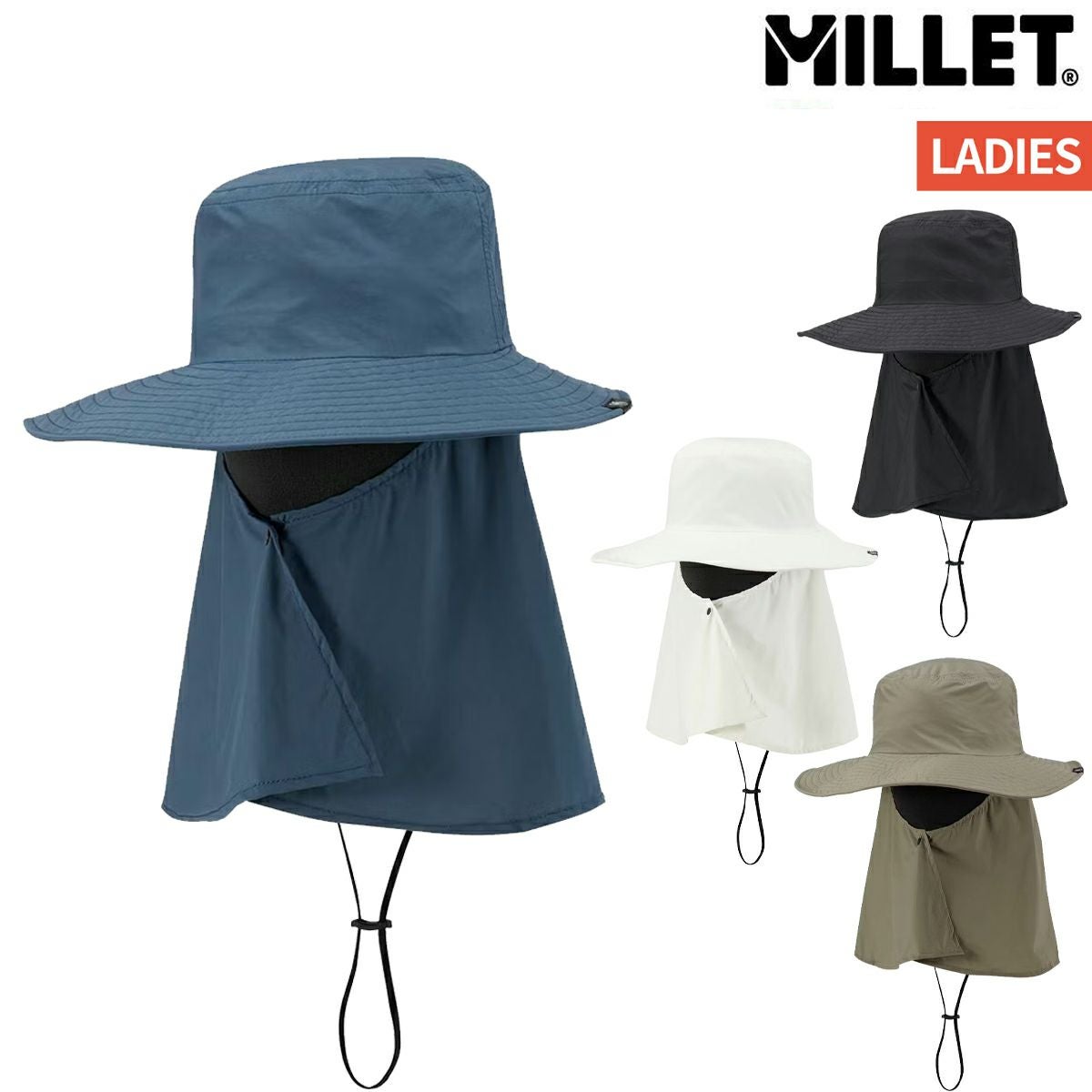 ミレー ブリーズバリヤーIIサンシェードハット レディース MILLET