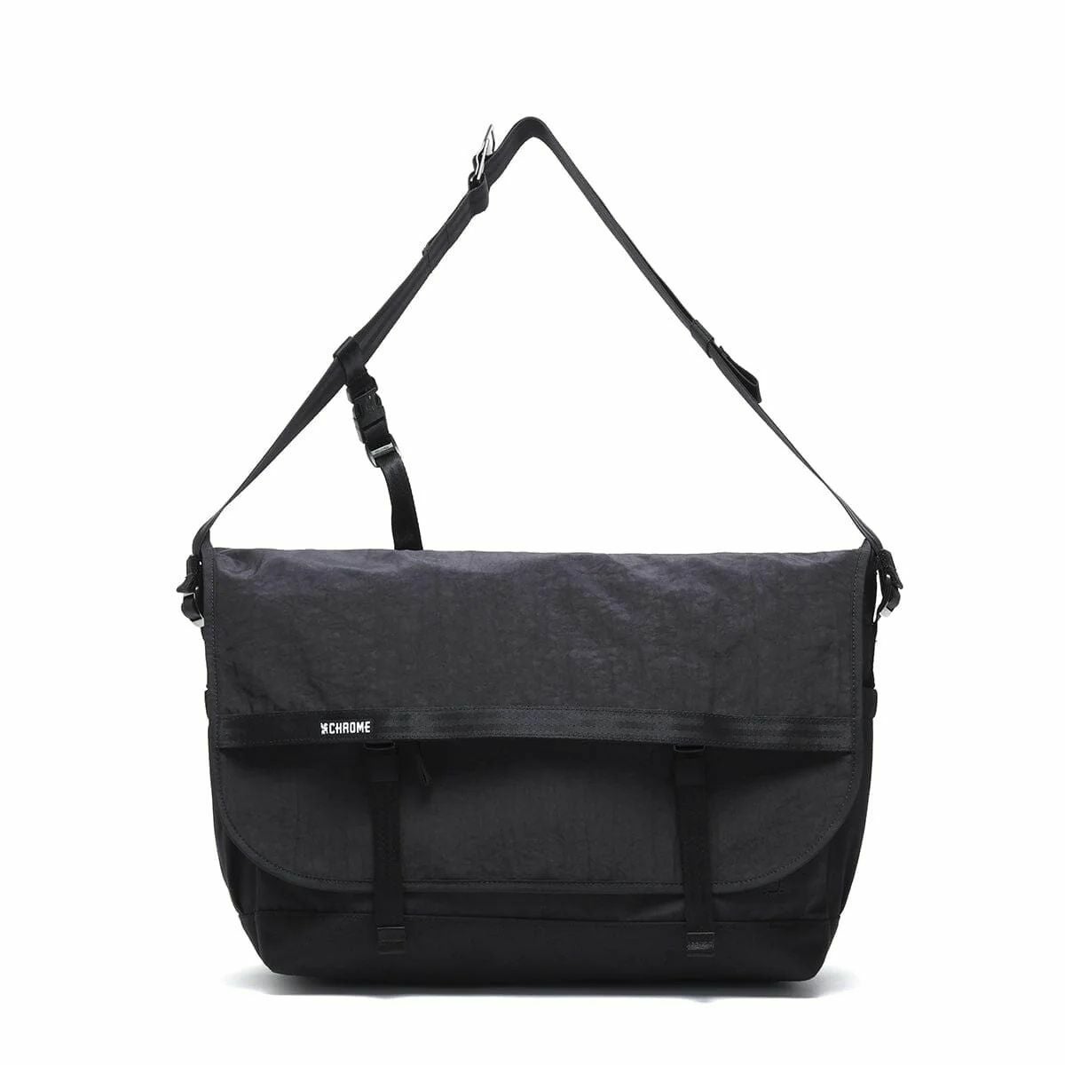 CHROME ブラック メッセンジャーバッグ　美品 クローム CHROME クーリエ フラップ メッセンジャー COURIER FLAP