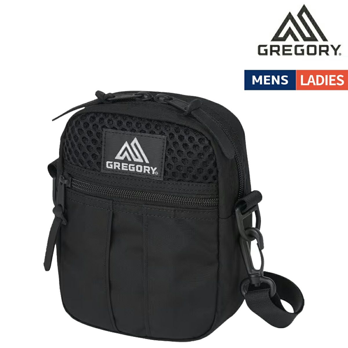 グレゴリー クイックポケットM ブラックメッシュ メンズ レディース