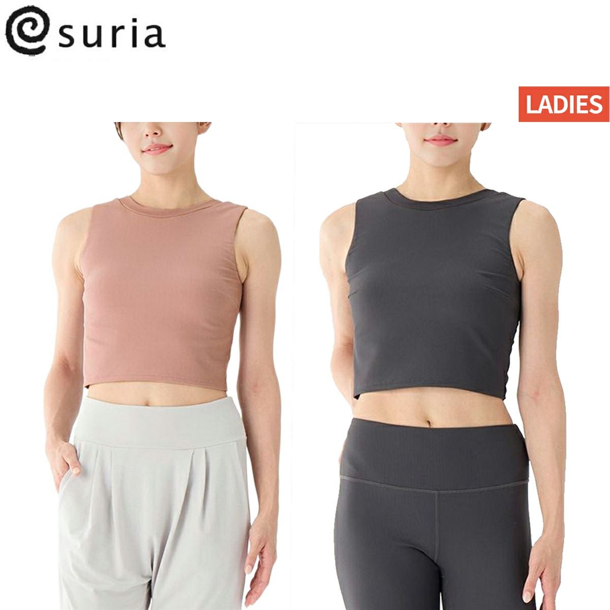 再値下げ！suria リラトップ M 新品未使用　スモーク色 スリア ルミナトップ レディース suria lumina top | スポーツマリオ