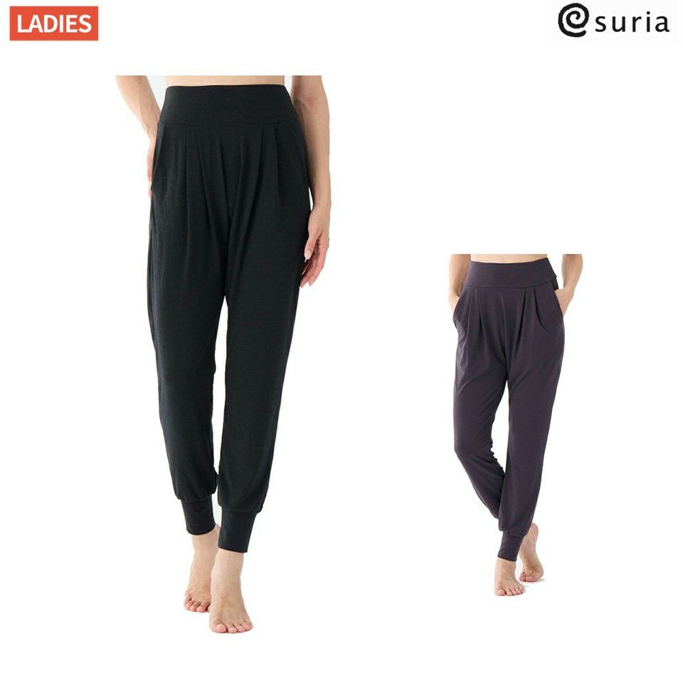 美品！suria スリア ナイールズパンツ ブラック M スリア suria マリーパンツ レディース スミクロ ブラックベリー