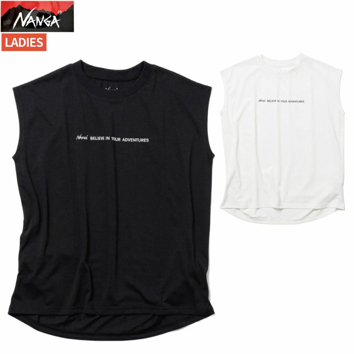 ナンガ ドライミックス タグラインフレンチスリーブTシャツ カジュアル