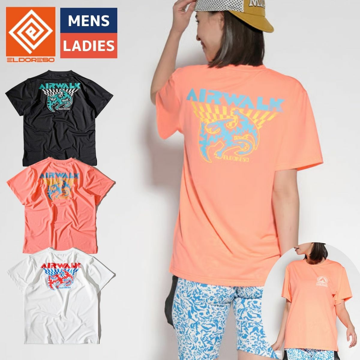 エルドレッソ エアウォーク1 Tシャツ ELDORESO Airwalk-1 Tee