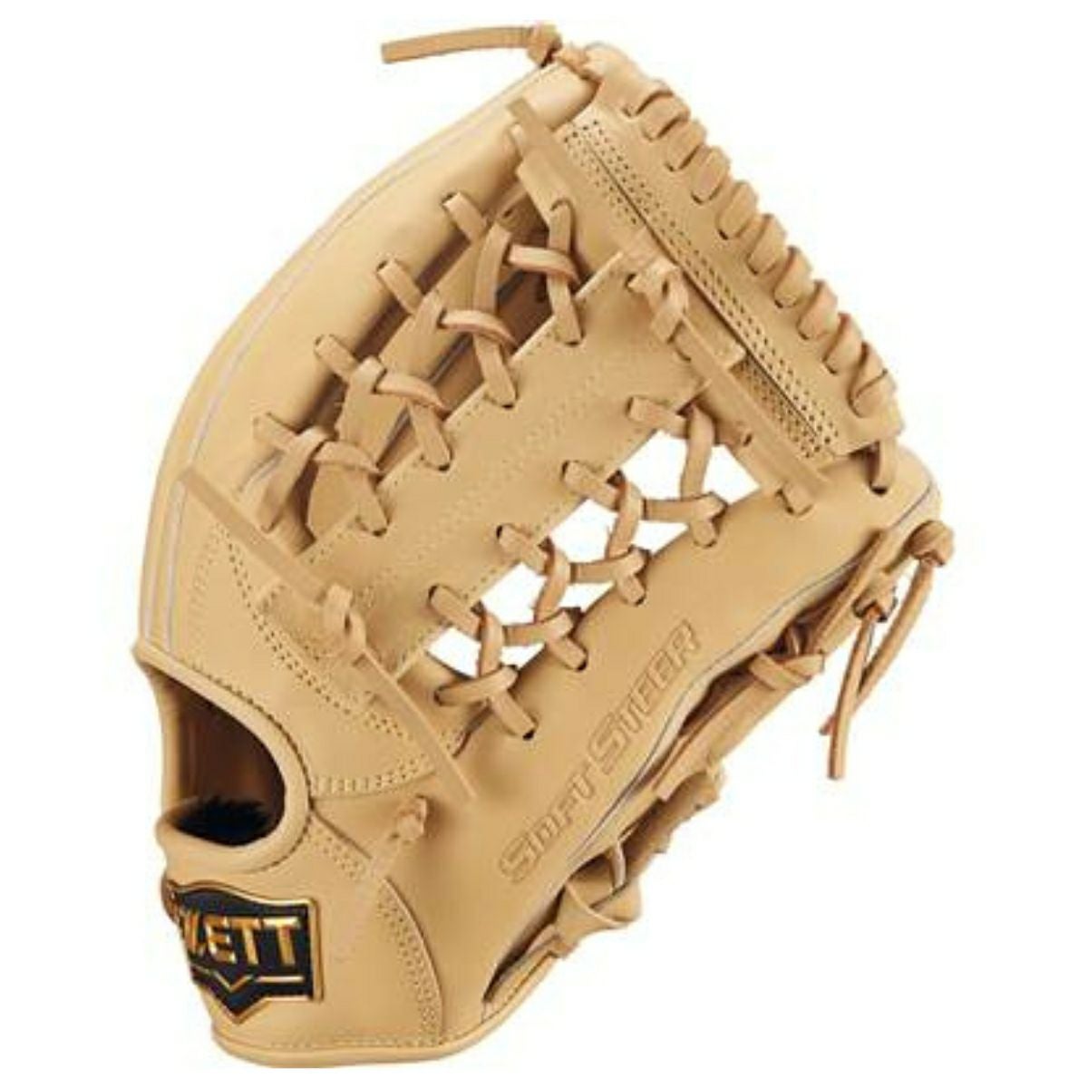 Slugger Aggressive 軟式グローブ ベージュ/ブラウン ゼット ソフトステア 軟式用グラブ オールラウンド用 サイズ5 左投げ用