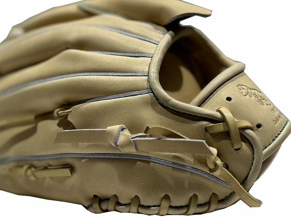 ファイブFIVE専用グラブ袋付きマリオオリジナル硬式投手用グラブF101高校野球対応キャメル野球硬式グローブ投手用マリオオリジナルマリオリ高校野球対応MOGKF-F101