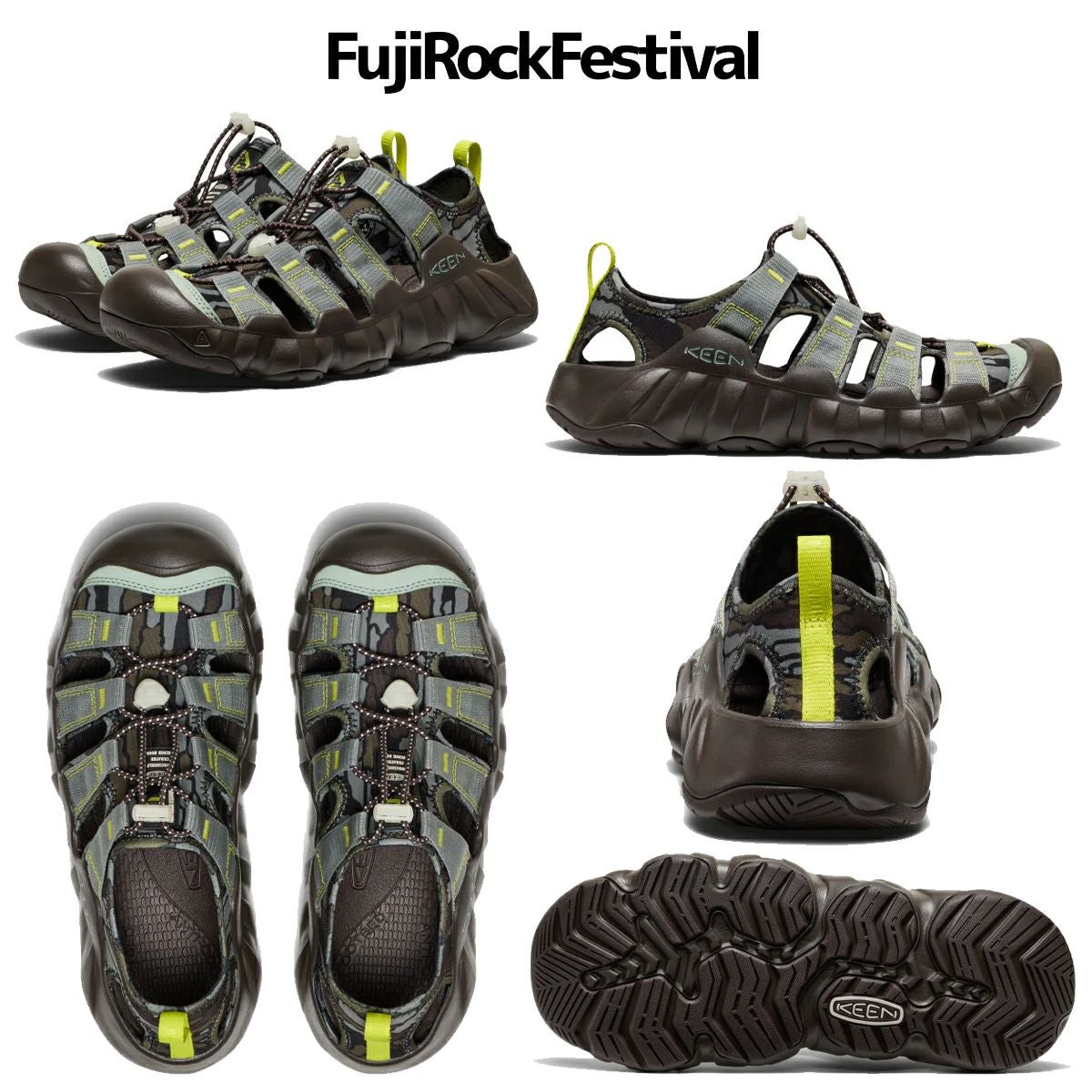 キーン ハイパーポート エイチツー キーン×フジロック'25 メンズ KEEN