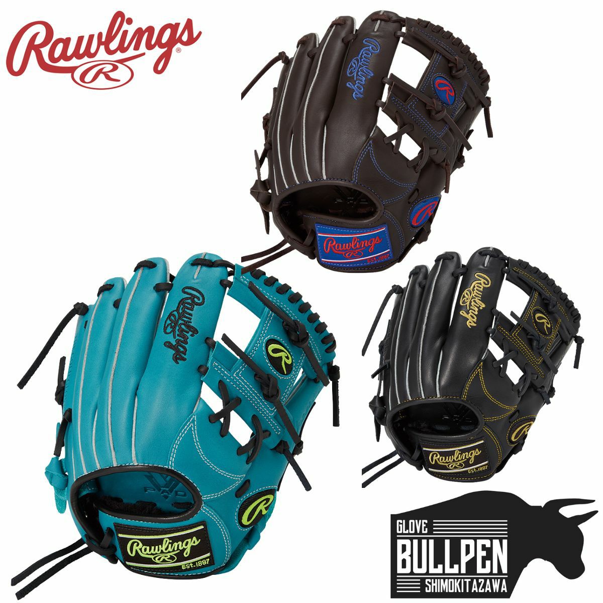 ローリングス Rawlings HYPER TECH R9 SERIES 少年軟式用グラブ オール