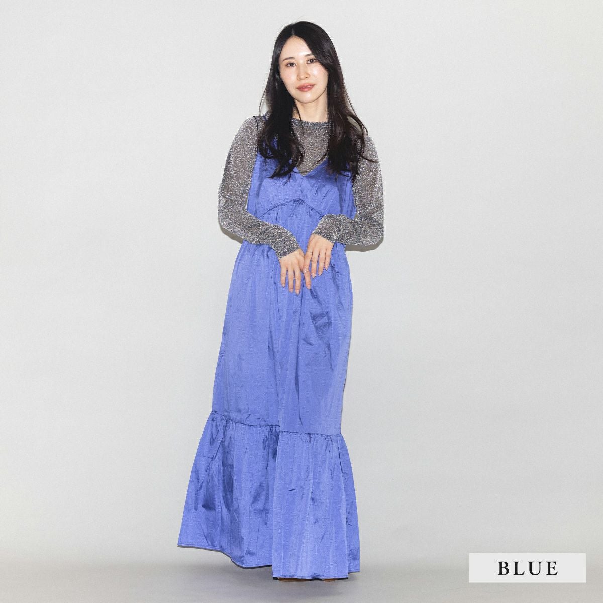 サラマリカ ポリタフタキャミドレス レディース Sara mallika POLY