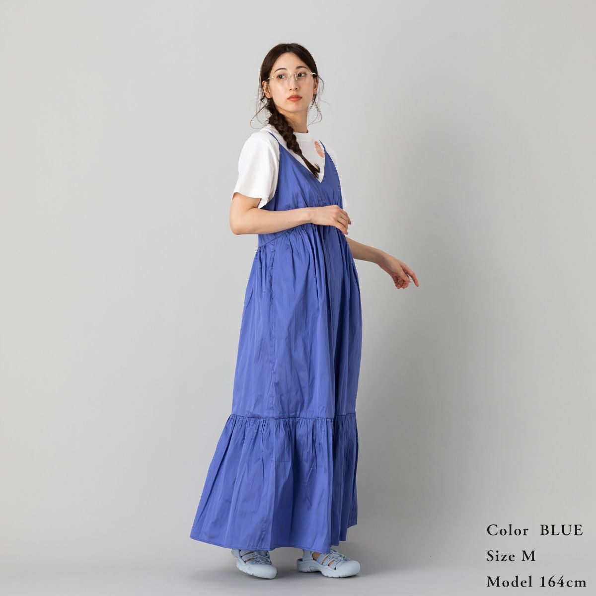 サラマリカ ポリタフタキャミドレス レディース Sara mallika POLY