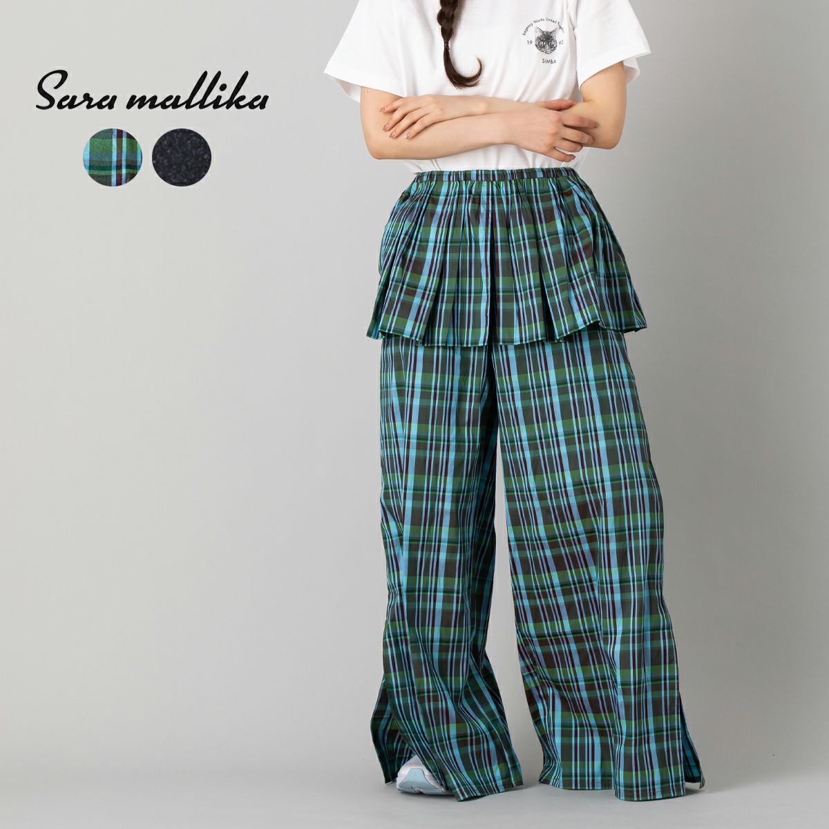 サラマリカ ポリタフタフリルパンツ レディース Sara mallika POLY