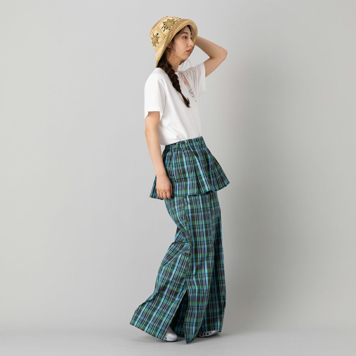 サラマリカ ポリタフタフリルパンツ Sara mallika POLY TAFFETA FRILL