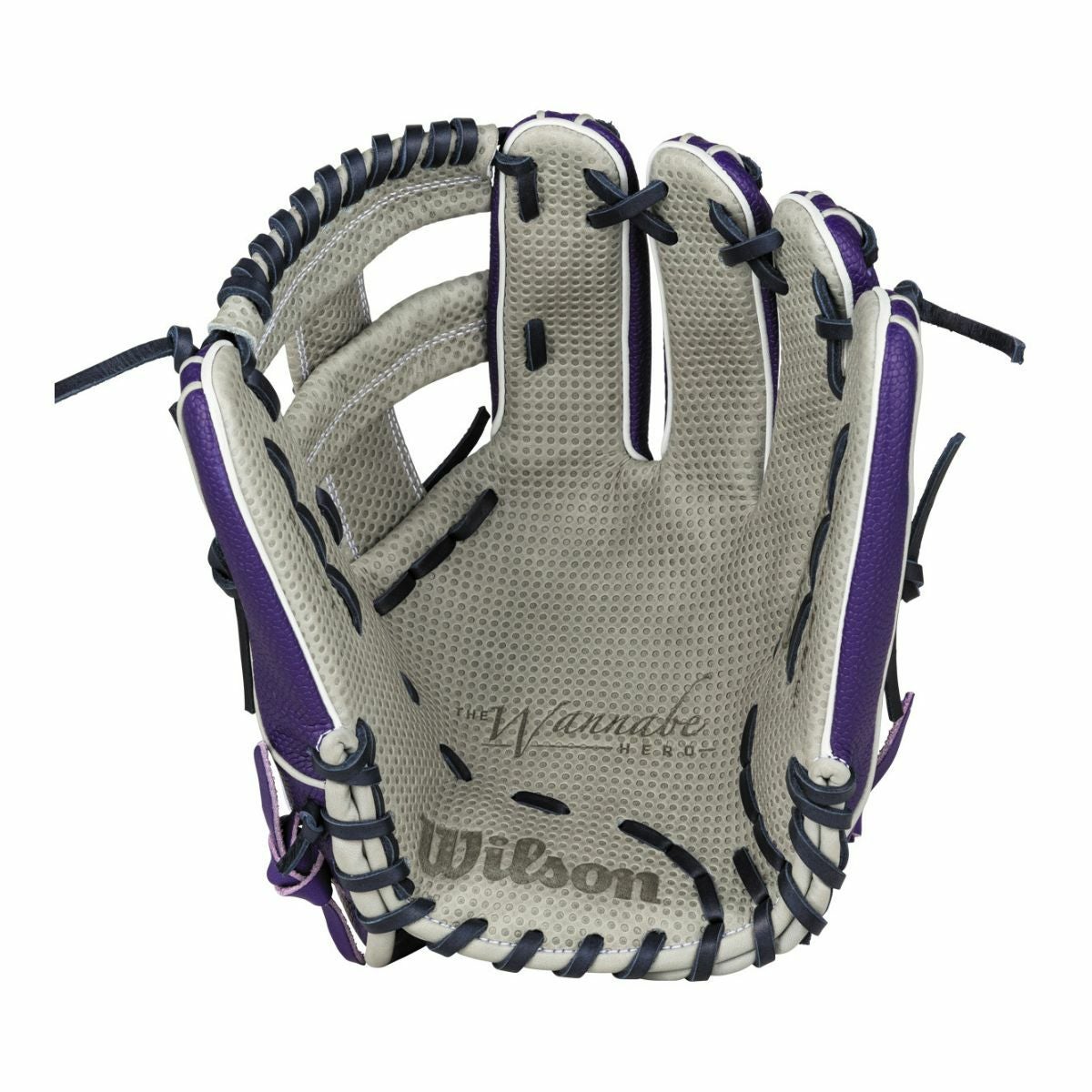 Wilson 軟式グローブ 紫 グレー 2025モデル】ウィルソン 軟式 グローブ グラブ 内野手用 外崎モデル