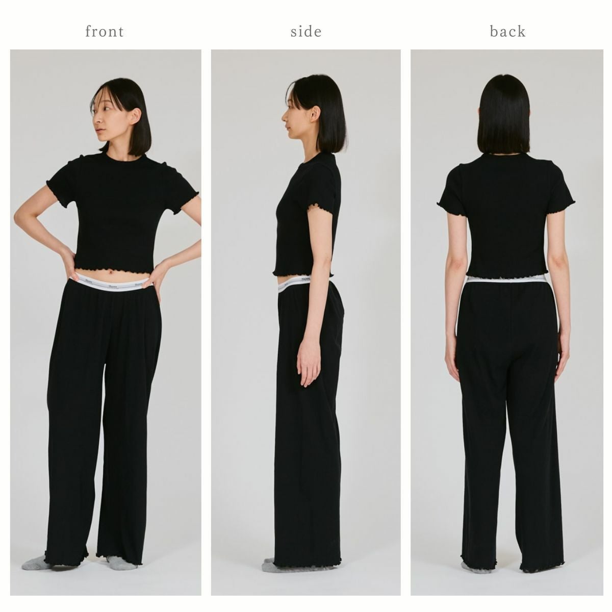 ヘインズ クロップTシャツ 百々千晴 コラボ どどちはる Hanes by THE