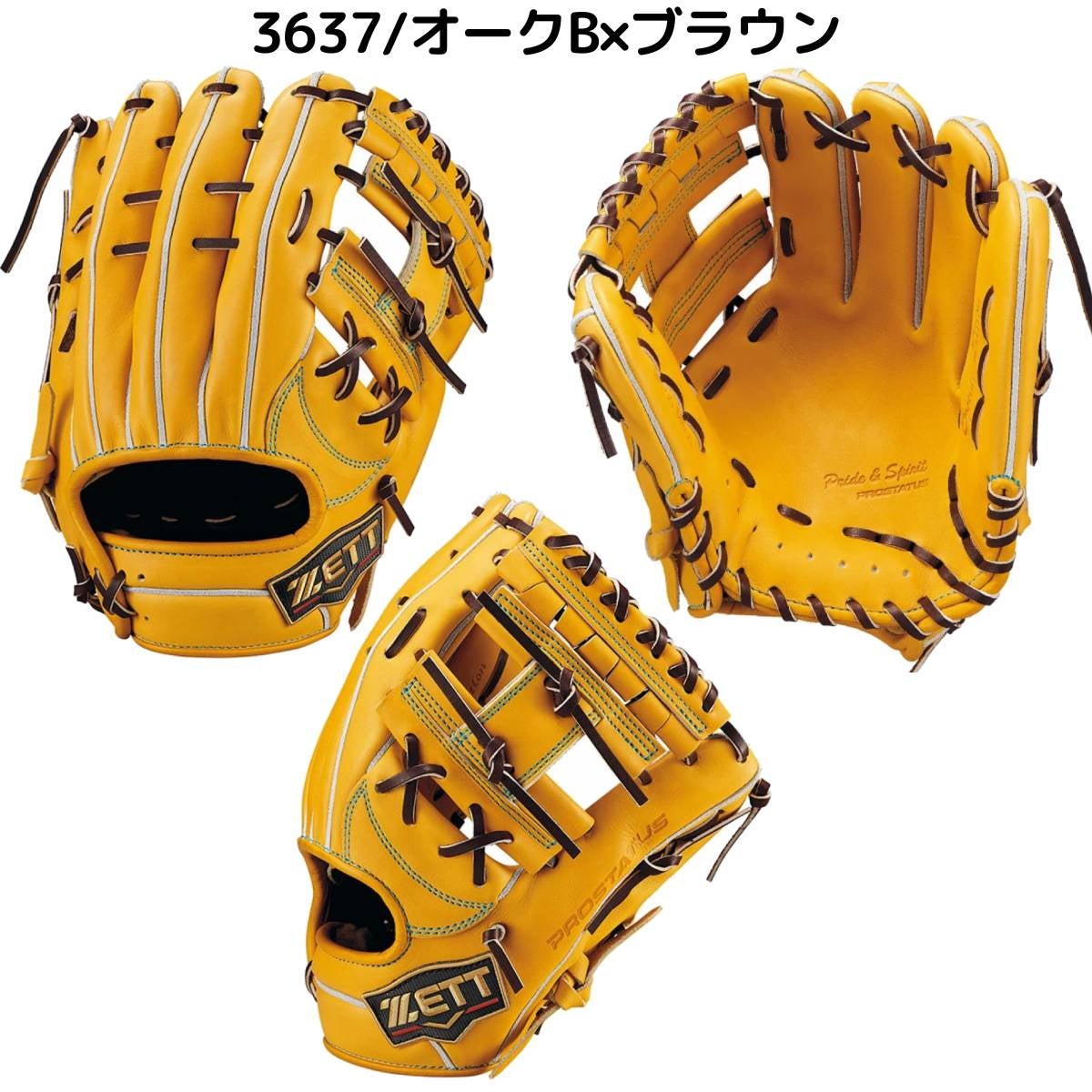 ゼット ZETT 専用グラブ袋付き PROSTATUS SE 硬式用グラブ 内野手用