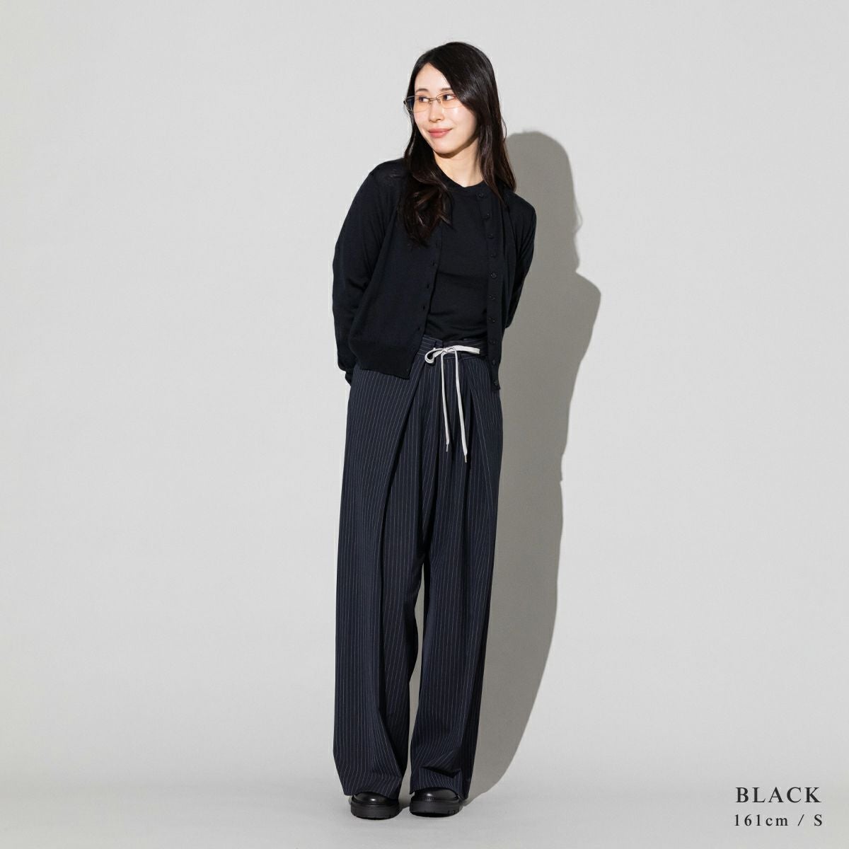 ジョンスメドレー JSロゴインターシャ 長袖ニットカーディガン JOHN