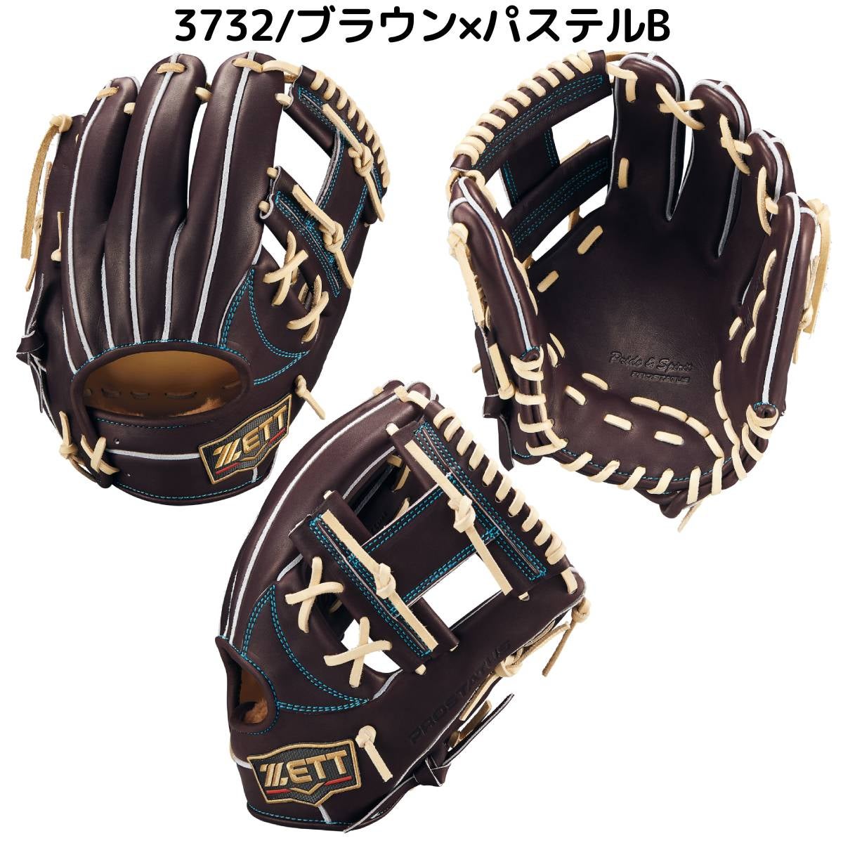 ゼット ZETT 専用グラブ袋付き PROSTATUS SE 硬式用グラブ 内野手用