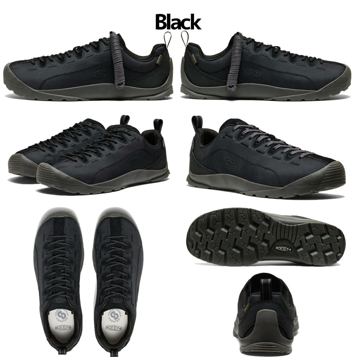キーン ジャスパー ナイロン ウォータープルーフ 防水スニーカー